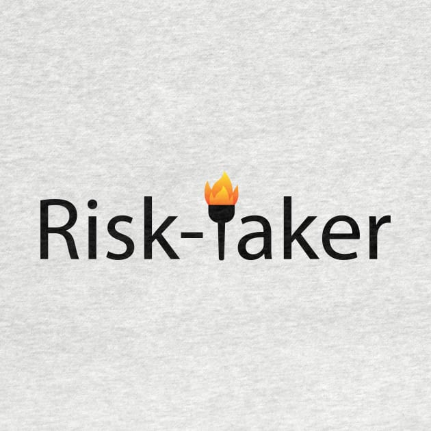 Risk-taker typography design by D1FF3R3NT